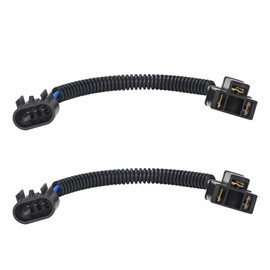 H13 9008 to H4 9003 Adapter Extension Wiring Harness Sockets Connector Headlight Conversion Retrofit for J-eep Wrangler JK TJ or Trucks 2pcs