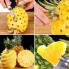 4PCS Pineapple Eye Peeler Remover Tool, Stainless Steel Pineapple Eye