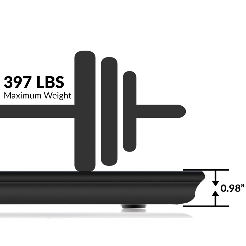 Supersonic SC-851BTS Bluetooth Enabled Fitness Weight Scale Tracker