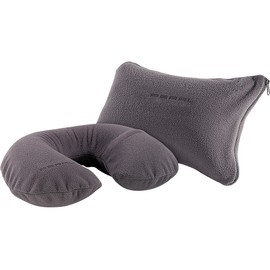 PEARL Inflatable Neck Pillow and Neck Pillow with Fleece Cover