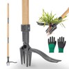 Weed Puller Stand-Up Weed Puller Tool with Long Handle &