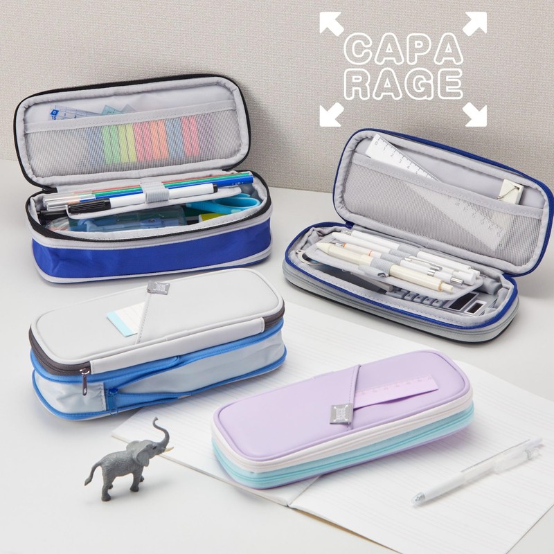 Raymei Fujii FY1270 Pencil Case, Capacity Pen Case, Large Capacity,