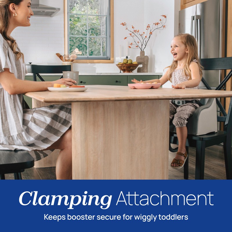 Chicco Cinch Clamping Booster Seat with Quick Set Up, Easy-to-Clean