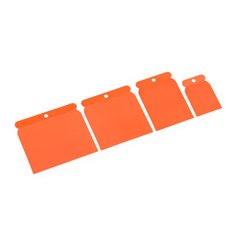 Mivos Japanese spatula set, 4 pieces/Japan plastic spatula set/smoothing spatula