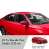 Voron Glass in-Channel Extra Durable Rain Guards for Honda Civic