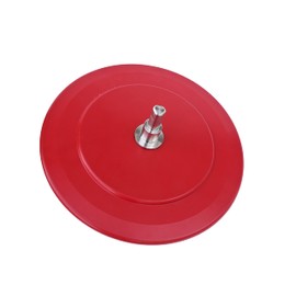 Ice Fishing Auger Stopper with Drill Bit Adapter (9" disc, fits up to 8" Auger Blades) for Cordless 20volt Lithium Battery Drills - Prevent Blade from Slipping Beneath The Ice.