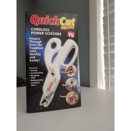 Quick Cut Deluxe Cordless Power Scissors New In Box