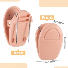 Fullhawl 15 Pcs Plastic Panel Wall Clip Cubicle Clips Office Fabric Panel Wall Cubicle Accessories Hooks Hangers for Photo Frame Picture Notes Memos Office School 40-Sheet Capacity (Macarons)