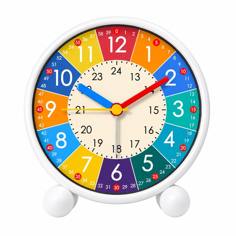Cute Cartoon Alarm Clock for Kids and Students – Silent