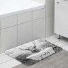 Boziqr Get Naked Bath Mat, Funny Cow Soft Bathroom Rugs,