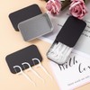 OIIKI 4 PCS Dental Floss Portable Case, Metal Sliding Dental