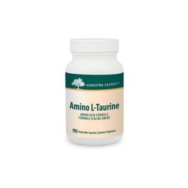 Genestra Amino L-Taurine 90 Veggie Caps, 90 Tablets, 1 Piece / 제네스트라 아미노 L-타우린 90 베지캡, 90정, 1개