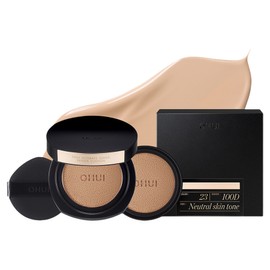 O HUI Ultimate Cover Denier Spot Cover Cushion 100D 13g + Refill 13g Set, No. 23, 1 Piece / 오휘 얼티밋 커버 데니어 기미 커버 쿠션 100D 13g + 리필 13g 세트, 23호, 1개