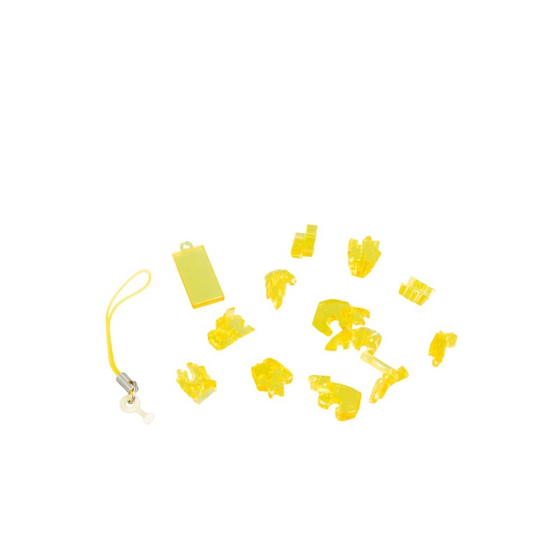 HCM Kinzel 59196 Crystal, 3D Puzzle. Mini Star, Yellow