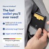 TRAVANDO Swype Slim Wallet for Men Metal RFID Blocking Mens