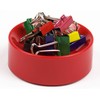 Red Clipwell Magnetic Paper Clip Holder