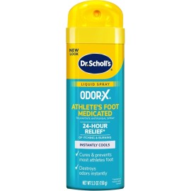 Dr. Scholl's INSTANT COOL ATHLETE'S FOOT TREATMENT SPRAY 5.3oz