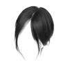 Topper Middle Part Bangs - Side Fringe Fake Hair False
