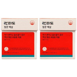 // Rockfido liquid iron 60 packets / // 락피도 액상 철분 60포 X 2박스