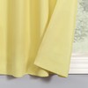 No. 918 Martine Microfiber Kitchen Curtains Set, Semi-Transparent with Rod