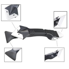 KDHFJFDCV 3 in 1 Silicone Caulking Tools（stainless steelhead）, Sealant Finishing Tool Grout Scraper, Reuse and Replace 5 Silicone Pads, Great Tools for Kitchen Bathroom Window, Sink Joint