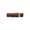 Daniel Wellington Women's Watch Straps One Size, Brown, Rose Gold