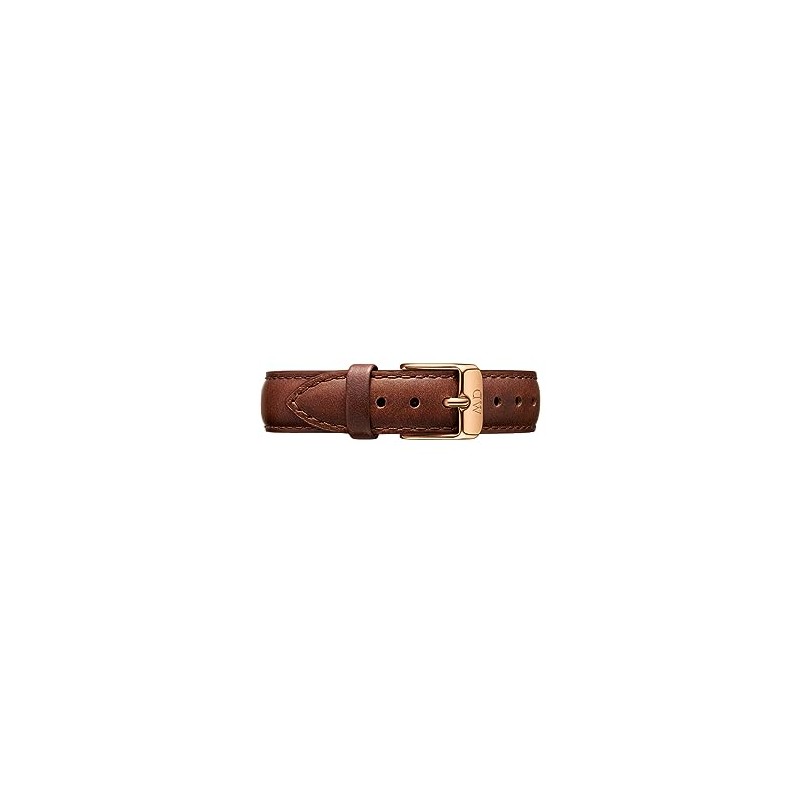 Daniel Wellington Women's Watch Straps One Size, Brown, Rose Gold
