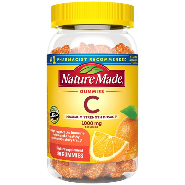Nature Made Maximum Strength Dosage Vitamin C 1000mg per Serving,