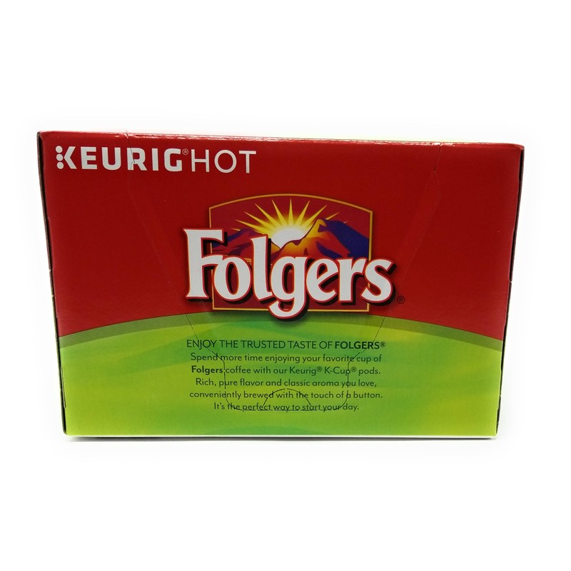 FOLGERS K CUPS Half Caff Ground Coffee K Cup Pods,