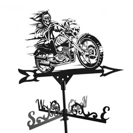 Fenteer Weathervane 29" Weather Vane Garden Stake Weathervane Professional Measuring Tools