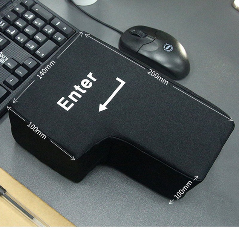 USB cushion, large enter key table cushion, anti-stress, nap pillow