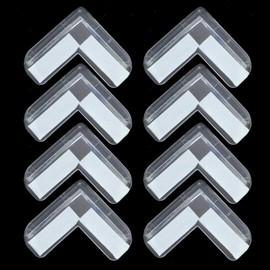 Caishun 8PCS Transparent Furniture Corner Protector 40mm Protective Products Anti Crash Corner Glass Table Chair Corner Protectors for Wood Glass Table Iron Refrigerator Cabinet Corner