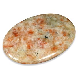 CrystalAge Sunstone Palm Stone ~70x50mm