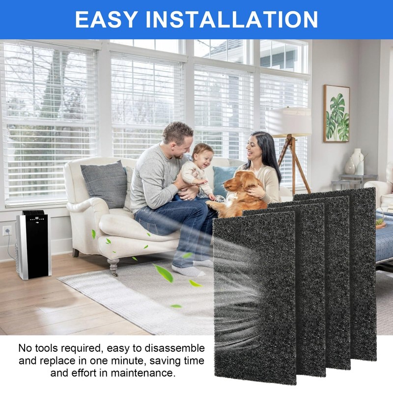 ARC-14S Activated Carbon Filter Cartridge Replacement for Whynter Portable Air