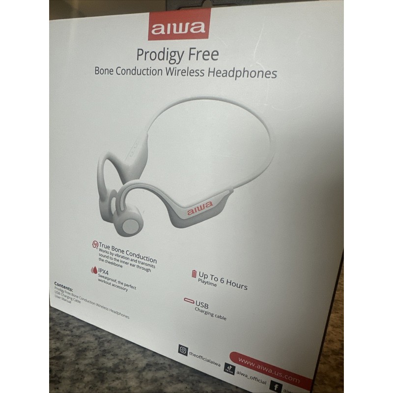 AIWA bone conduction Wireless Headphones