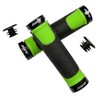 AWE® AWEGrip™ Alloy BMX MTB Bicycle Handlebar Locking Grips (Black/Green)