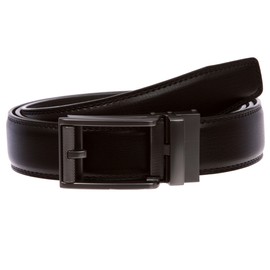 Men's Adjustable Automatic Ratchet Slide Perfect Fit Belt, Black | one size: up to 46" waist