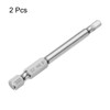 sourcing map 2pcs Hex Head Wrench Drill Bit 4mm (H4)