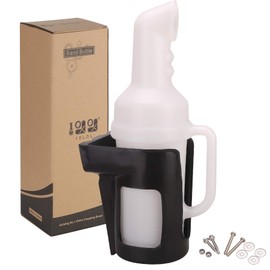 10L0L Universal Golf Cart Sand Bottle with Holder for EZGO Club Car Yamaha, Divot Filler Sand Seed Container Dispenser - 1 Pack