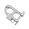 Double gate 316 Stainless Steel Screw Lock Pull Locking Shackle
