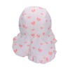 Sterntaler Unisex Children's Peaked Cap Neck Scarf Hearts Children's Hat,