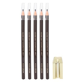Lápiz de Cejas, 4 en 1, Afilador de Cejas de Pico de Pato, Juego de Lápices de Cejas