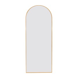 TREATLIFE HOME Arch Stand Full Length Mirror 71 x 27.5 Inches, Premium Gold Finish, Shatterproof Design
