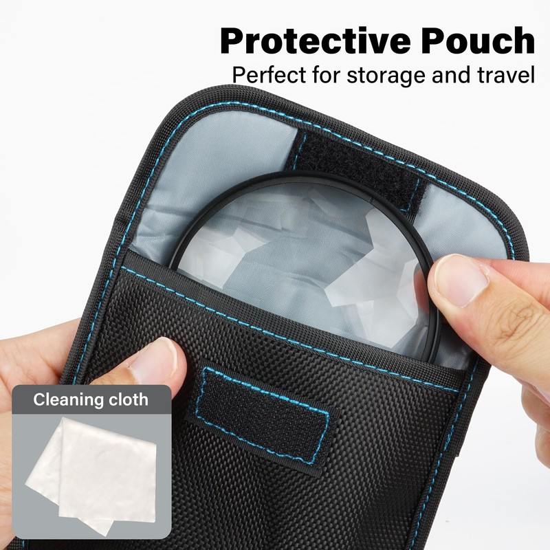 Walking Way Kaleidoscope Prism Lens Filter 82 mm Fractal Filter