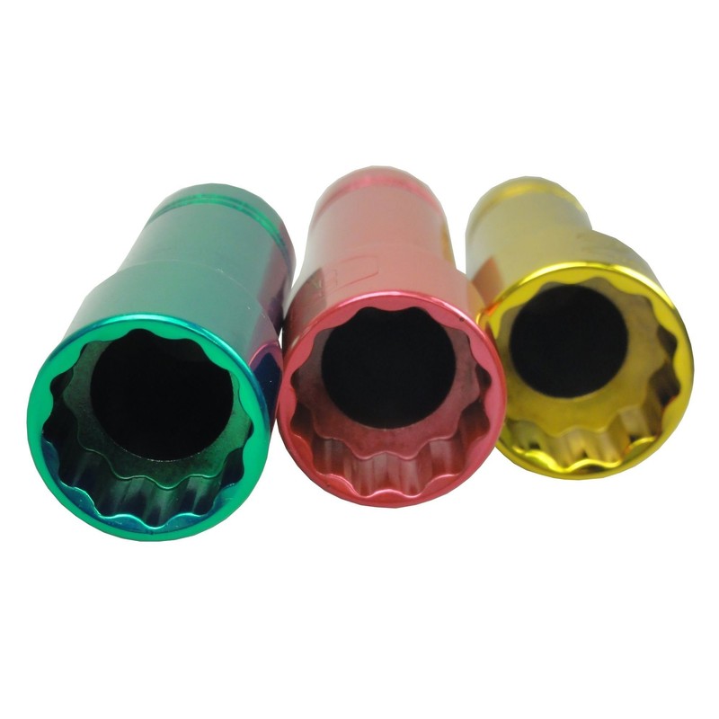 E-Value Long Socket for Electric Dollar 3 Pack 17, 19,
