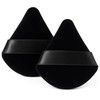 2 Pack Triangle Makeup Puffs – Reusable Soft Velour Powder