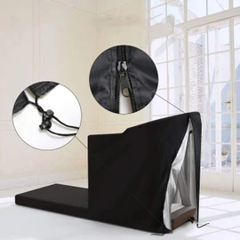 Treadmill Cover MAYHOUR Non-Folding Running Machine Protective Cover Heavy Duty Waterproof &Dust-Proof 210D Oxford Fabric Training Fitness Equipment Outdoor/Indoor Use With Zipper And Drawstring (L:206×94×170cm/81 × 37 × 67in)