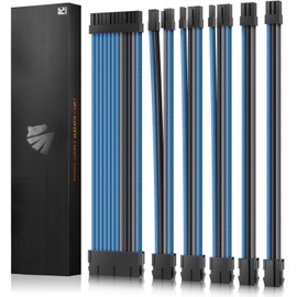 ASIAHORSE 16AWG PSU Cable Extension Power Cords, Customized Power Supply Mod Sleeve Extension Cable, ATX/EPS/8-pin PCI-E/6-pin PCI-E for PSU Cable