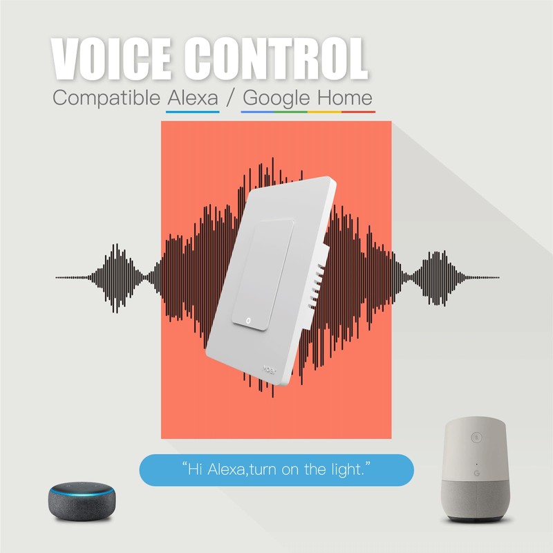 MOES 2nd Generation Zigbee Smart Switches, No Neutral Wire, Require