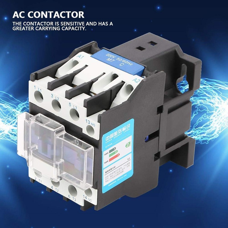CJX2-3210 AC 220V Magnetic Contactor 1NO 3-Phase 3-Pole Motor Controller